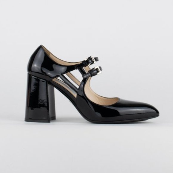 SOLD Prada Patent Dual Buckle Mary Jane Pumps - Picture 2 of 10